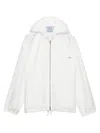 Prada Long-sleeved Casual Jacket In White