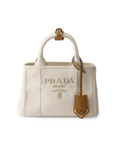 Prada Women's Linen Blend Mini Handbag