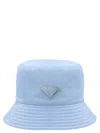 Prada Women Logo Bucket Hat