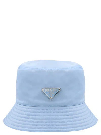 Prada Women Logo Bucket Hat