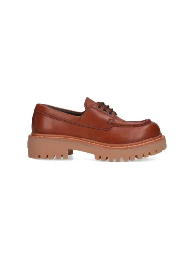 Prada Women Logo Loafers