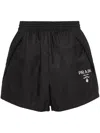 Prada Shorts Mit Hohem Bund In Multicolor