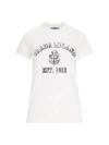 Prada Stamped Logo Crew Neck T-shirt