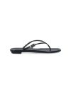 Prada Slippers Infradito In Pelle Nera Donna