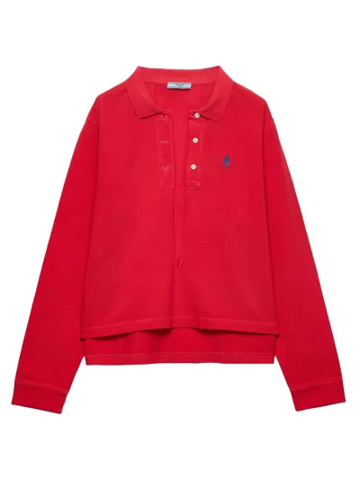 Prada T-shirts And Polos Red