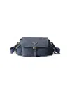 Prada Explore Medium Nappa Leather Shoulder Bag With Flap In Blue