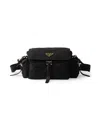 Prada Women's Medium Explore Re-nylon Shoulder Bag In Black