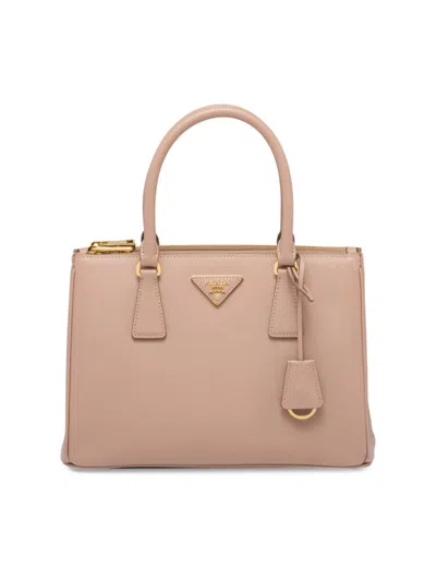 Prada Women's Medium Galleria Saffiano Leather Bag In Pink