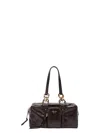 Prada Medium Shiny Leather Shoulder Bag