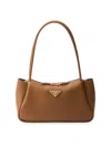 Prada Women's Medium Leather Handbag In Brown