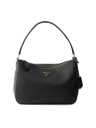 PRADA WOMEN'S MEDIUM LEATHER SHOULDER BAG