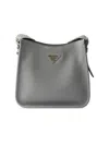 Prada Women's Medium Leather Shoulder Bag In Gray