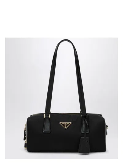 PRADA WOMEN'S MEDIUM RE-NYLON AND LEATHER TOP CASE