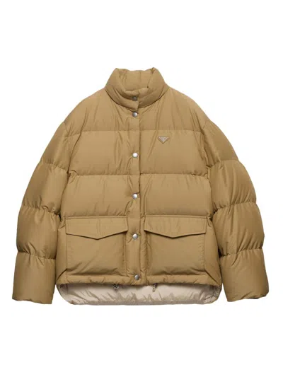 PRADA WOMEN'S MEDIUM WEIGHT TECHNICAL FABRIC DOWN JACKET
