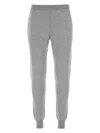 Prada Melange Grey Stretch Cashmere Blend Joggers