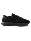 Prada Womens Black Panelled Woven And Suede Trainers Eur 38.5 / 5.5 Uk