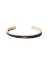 Prada Metal Bracelet In Pattern