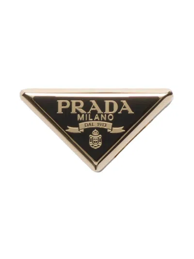 Prada Women's Metal Scarf Clip In Black