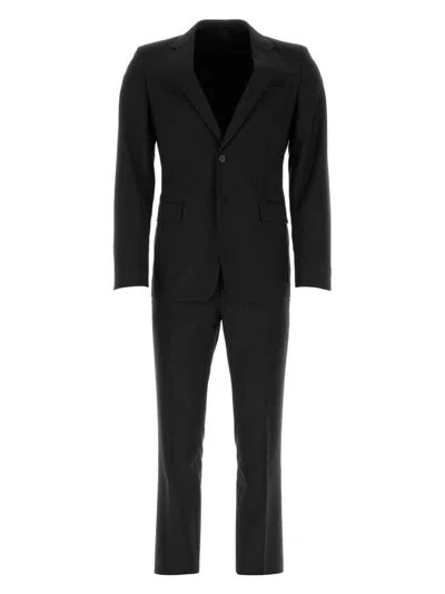 PRADA WOMEN'S MIDNIGHT BLUE WOOL BLEND SUIT