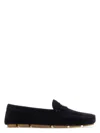 Prada Midnight Blue Suede Loafers