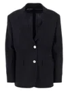 Prada Women's Midnight Wool Blend Blazer