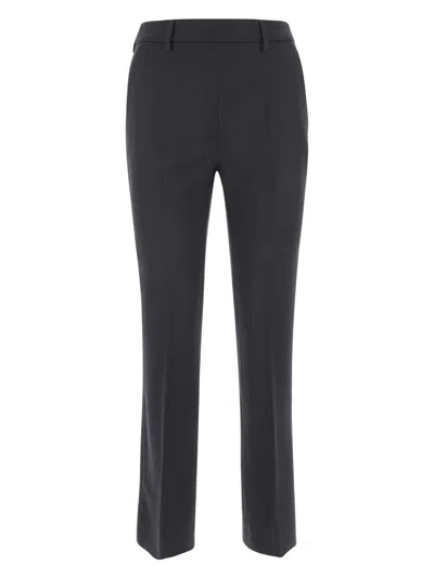 PRADA WOMEN'S MIDNIGHT WOOL CIGARETTE PANT