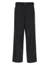 Prada Midnight Blue Wool Wide-leg Pant