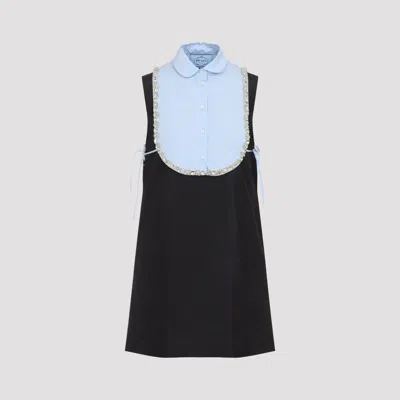 Prada Women's Mini Dress Suiting In 100% Polyester In Multi