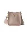 Prada Women's Mini Leather Shoulder Bag In Sand