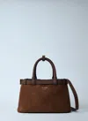 Prada Women Mini Suede Belt Handbag