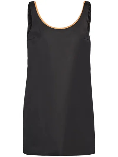 Prada Women Miniabito Re-nylon In Black