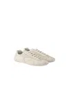Prada Montecarlo Re-edition 2005 Nappa Leather Sneakers In White