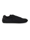 Prada Brown Suede And Re-nylon Montecarlo Re-edition 2005 Sneakers In Black