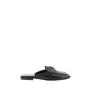 Prada Loafers Flat Sole Square Toe Design In Black