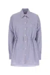 Prada Multicolor Regular Stripes Shirt In Multicolor