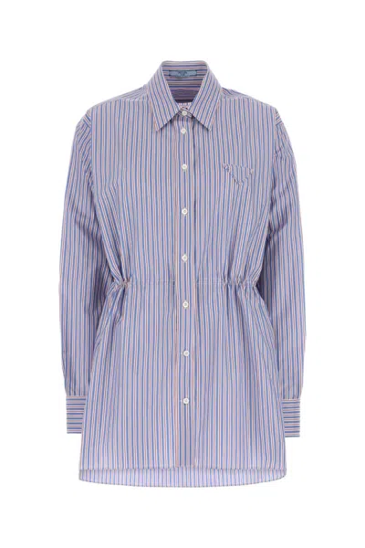 PRADA MULTICOLOR REGULAR STRIPES SHIRT