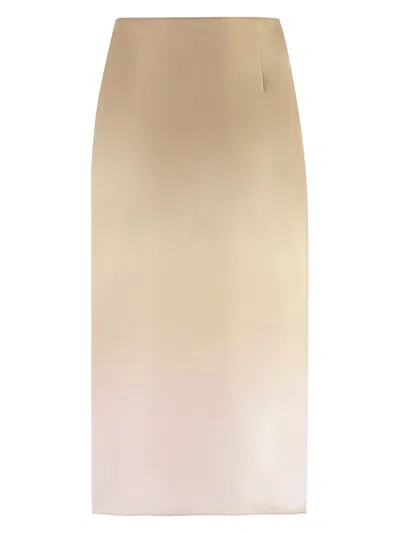 PRADA WOMEN'S MULTICOLOR SILK SKIRT | SIZE 42 | P150JSOOO14J3 COLOR F0065