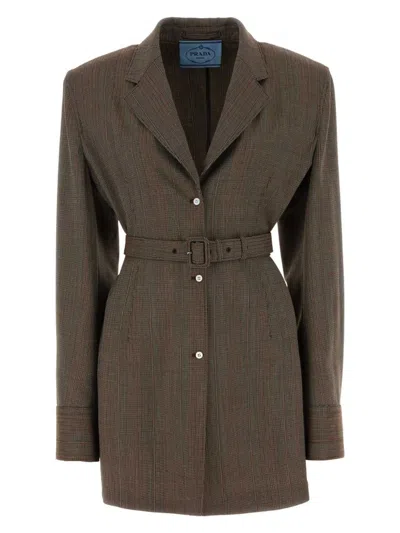 PRADA WOMEN'S MULTICOLOR WOOL BLAZER | SIZE IT 42 | P564OHSOOO14XI COLOR F0005