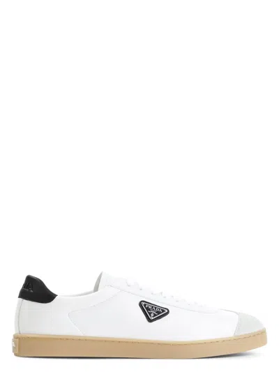 PRADA WOMEN'S NAPA LEATHER SNEAKERS