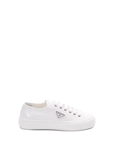 Prada Women Naplak Leather Sneakers