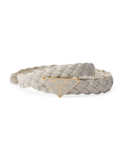 PRADA WOMEN'S NAPPA LEATHER BELT