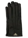 Prada Guanti In Nappa Nera Donna