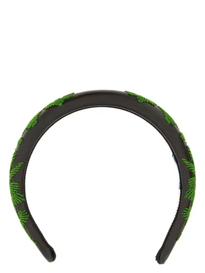 PRADA WOMEN'S NAPPA LEATHER HAIRBAND