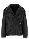 Prada Black Nappa Leather Padded Jacket