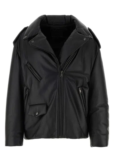 PRADA WOMEN'S NAPPA LEATHER PADDED JACKET