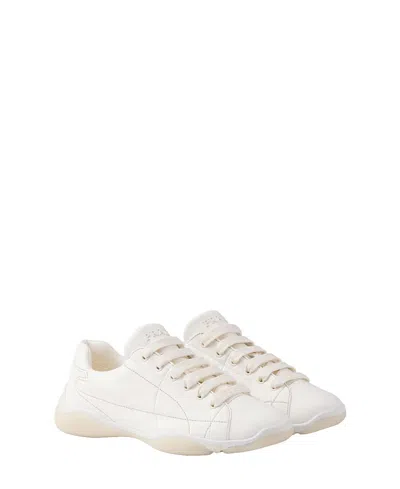 PRADA WOMEN'S NAPPA LEATHER SNEAKERS