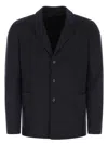 Prada Navy Blue Cashmere And Wool Blend Blazer