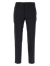 Prada Navy Blue Stretch Wool Pant