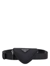 Prada Black Nylon Belt