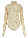 Prada Printed Nylon Bodysuit